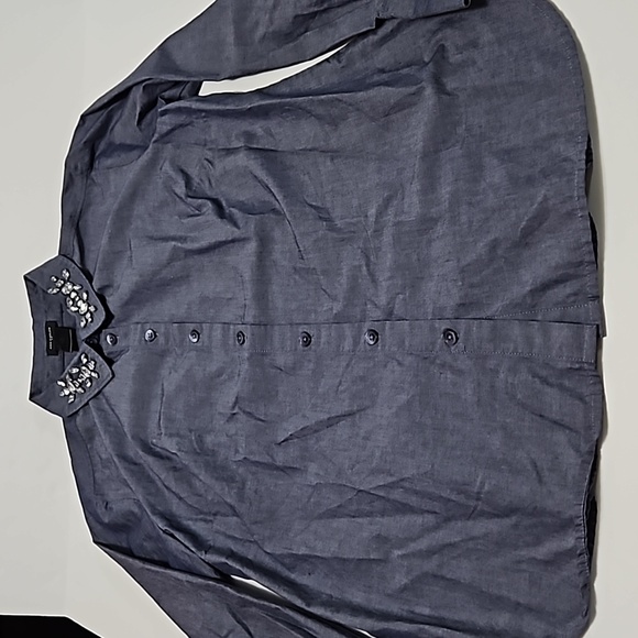 Ann Taylor Women's Button Down Shirt Long Sleeve Blouse Size 6 Top #W-574 - Picture 8 of 14